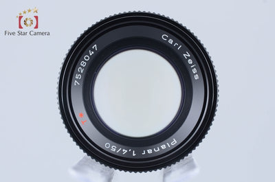 【中古】CONTAX コンタックス Carl Zeiss Planar 50mm f/1.4 T* MMJ 2026.1月 オーバーホール済み