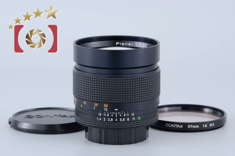 【中古】CONTAX コンタックス Carl Zeiss Planar 85mm f/1.4 T* MMJ 2026.1月 オーバーホール済み