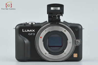 [Used] Panasonic LUMIX DMC-GF3 Black + G VARIO 14-42mm f/3.5-5.6 ASPH. MEGA O.I.S. H-FS014042, very low shutter count