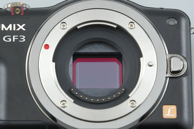 [Used] Panasonic LUMIX DMC-GF3 Black + G VARIO 14-42mm f/3.5-5.6 ASPH. MEGA O.I.S. H-FS014042, very low shutter count