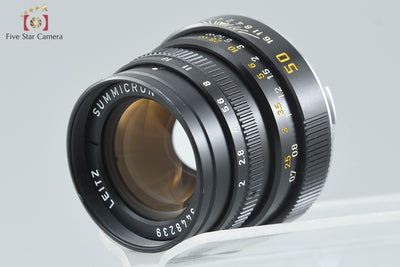 [Used] Leica SUMMICRON-M 50mm f/2 E39 3rd Generation Black