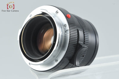 [Used] Leica SUMMICRON-M 50mm f/2 E39 3rd Generation Black