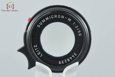 [Used] Leica SUMMICRON-M 50mm f/2 E39 3rd Generation Black