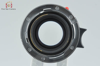 [Used] Leica SUMMICRON-M 50mm f/2 E39 3rd Generation Black