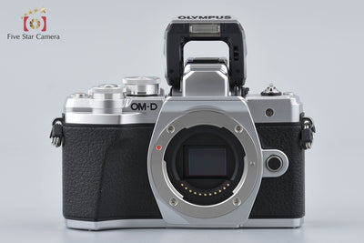 [Used] OLYMPUS OM-D E-M10 Mark III EZ Double Zoom Kit Silver, Low Shutter Count, With Original Box