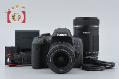 [Used] Canon EOS Kiss X8i Double Zoom Kit