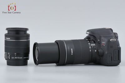 [Used] Canon EOS Kiss X8i Double Zoom Kit