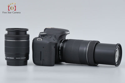 [Used] Canon EOS Kiss X8i Double Zoom Kit
