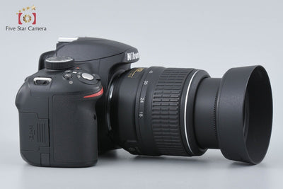 [Used] Nikon D3200 18-55 VR Lens Kit Black
