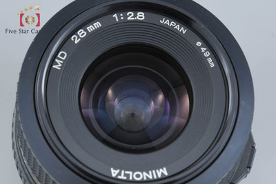 [Used] MINOLTA New MD 28mm f/2.8