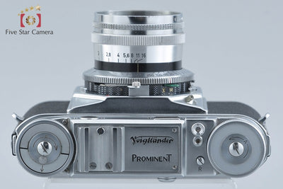 Used] Voigtlander Prominent + ULTRON 50mm f/2