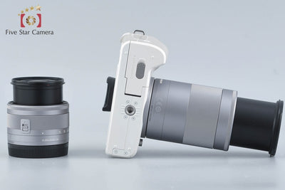 [Used] Canon EOS Kiss M Double Zoom Kit White