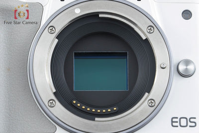 [Used] Canon EOS Kiss M Double Zoom Kit White