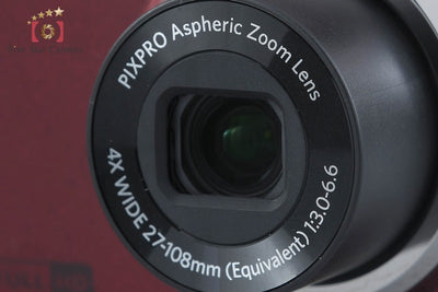 【Used】KODAK PIXPRO FZ45 Red Compact Digital Camera with Original Box