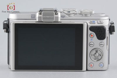 [Used] Olympus PEN E-PL8 EZ Double Zoom Kit Silver, low shutter count, with original box