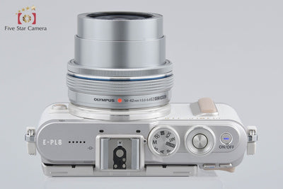 [Used] Olympus PEN E-PL8 14-42mm EZ Lens Kit White, Low Shutter Count