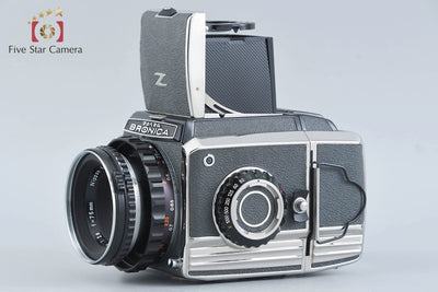 【中古】ZENZA BRONICA ゼンザブロニカ S2 後期 シルバー + Nikon NIKKOR-P 75mm f/2.8