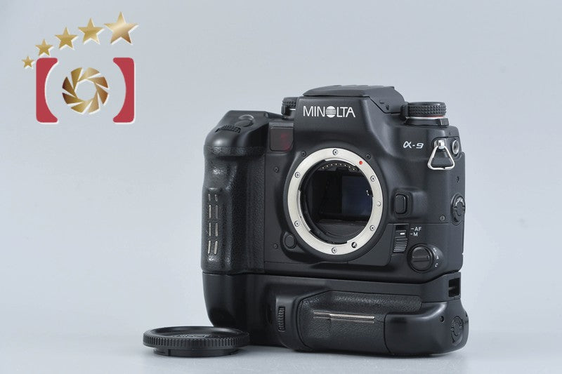 [Used] MINOLTA α-9 Film SLR Camera + VC-9 Battery Grip