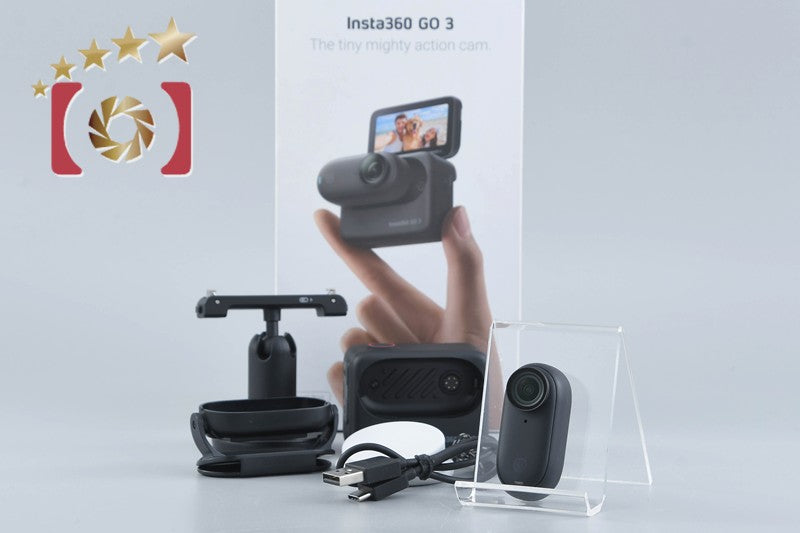 【中古】Arashi Vision 嵐ビジョン Insta360 GO 3 ブラック 360度アクションカメラ 元箱付き
