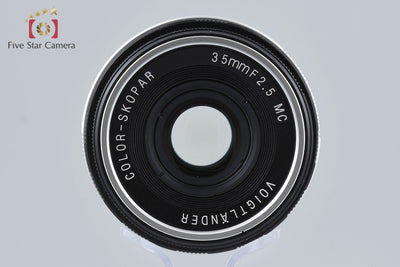 [Used] Voigtlander COLOR-SKOPAR 35mm f/2.5 MC Black L39 Leica Screw Mount Overhauled in January 2026