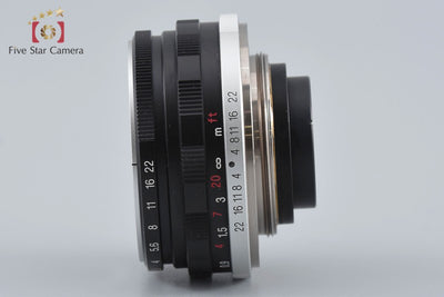[Used] Voigtlander COLOR-SKOPAR 35mm f/2.5 MC Black L39 Leica Screw Mount Overhauled in January 2026