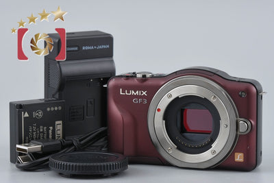 【Used】Panasonic LUMIX DMC-GF3 Sensual Brown Mirrorless Interchangeable Lens Camera, Low Shutter Count
