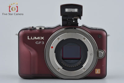 【Used】Panasonic LUMIX DMC-GF3 Sensual Brown Mirrorless Interchangeable Lens Camera, Low Shutter Count