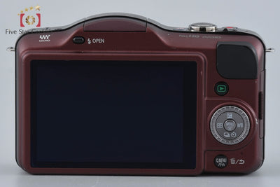 【Used】Panasonic LUMIX DMC-GF3 Sensual Brown Mirrorless Interchangeable Lens Camera, Low Shutter Count