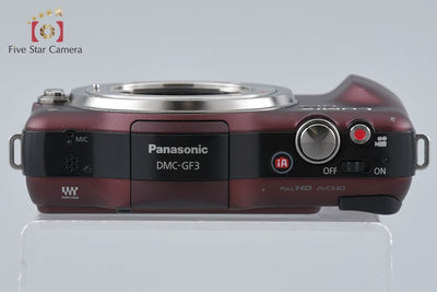 【Used】Panasonic LUMIX DMC-GF3 Sensual Brown Mirrorless Interchangeable Lens Camera, Low Shutter Count