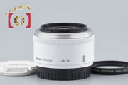 [Used] Nikon 1 NIKKOR 18.5mm f/1.8 White