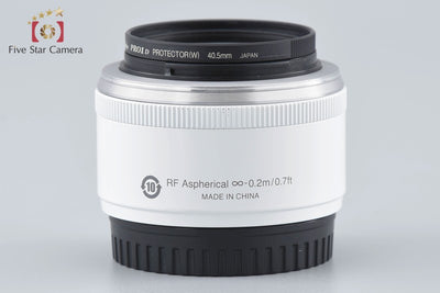 [Used] Nikon 1 NIKKOR 18.5mm f/1.8 White