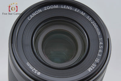 [Used] Canon EF-M 55-200mm f/4.5-6.3 IS STM Black