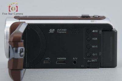 【中古】Panasonic パナソニック HC-W590M ブラウン ビデオカメラ