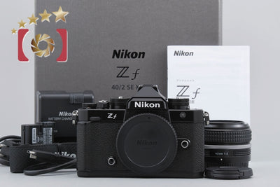 [Used] Nikon Zf 40mm f/2 SE Lens Kit Black, Low Shutter Count, With Original Box