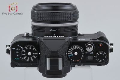 [Used] Nikon Zf 40mm f/2 SE Lens Kit Black, Low Shutter Count, With Original Box