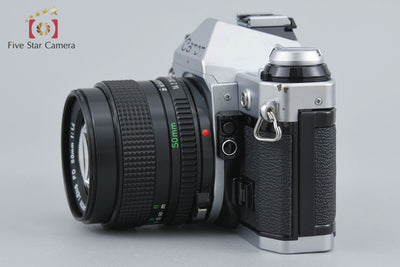 [Used] Canon AE-1 PROGRAM Silver + New FD 50mm f/1.4