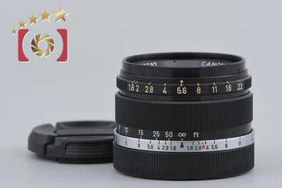 [Used] Canon 35mm f/1.8 L39 Leica Screw Mount Black Rare Item