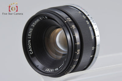 [Used] Canon 35mm f/1.8 L39 Leica Screw Mount Black Rare Item