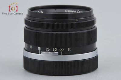 [Used] Canon 35mm f/1.8 L39 Leica Screw Mount Black Rare Item