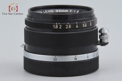[Used] Canon 35mm f/1.8 L39 Leica Screw Mount Black Rare Item