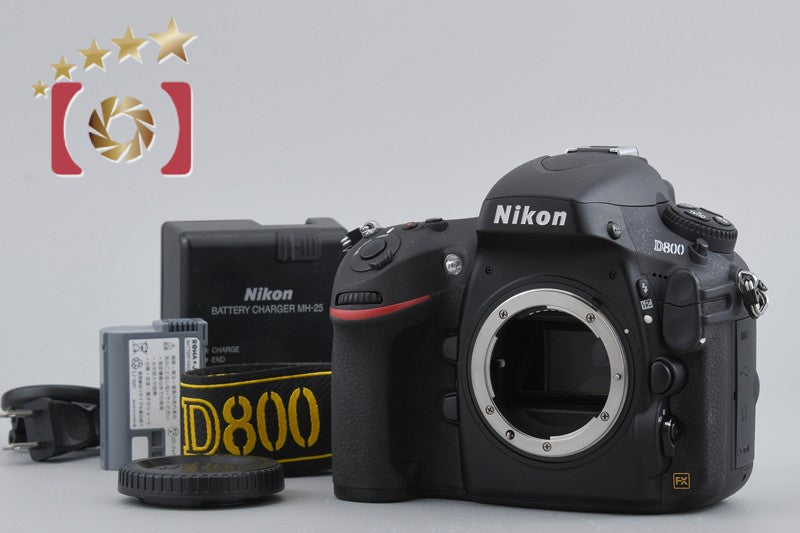 【Used】Nikon D800 Digital SLR Camera with Low Shutter Count