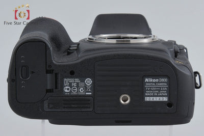 【Used】Nikon D800 Digital SLR Camera with Low Shutter Count