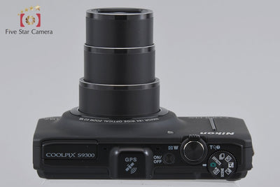 [Used] Nikon COOLPIX S9300 Noble Black Compact Digital Camera with Original Box
