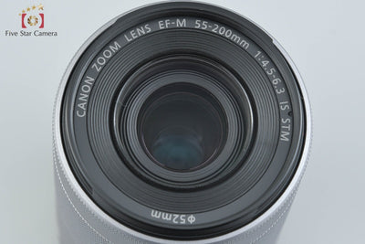 [Used] Canon EF-M 55-200mm f/4.5-6.3 IS STM Silver