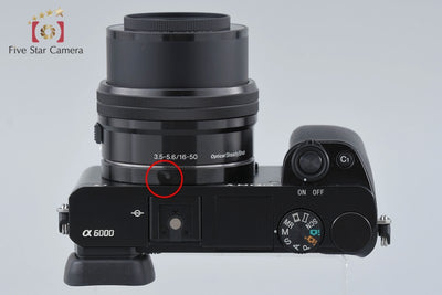 [Used] SONY Sony α6000 ILCE-6000L Black Power Zoom Lens Kit