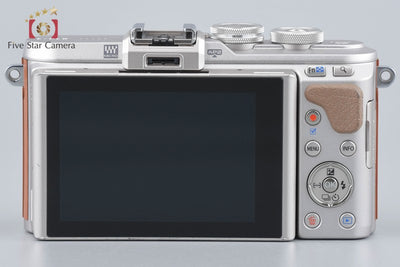 [Used] OLYMPUS Olympus PEN E-PL8 EZ Double Zoom Kit Brown, Low Shutter Count