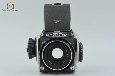 【中古】ZENZA BRONICA ゼンザブロニカ S2 前期 シルバー + NIKKOR-P 75mm f/2.8 元箱付き