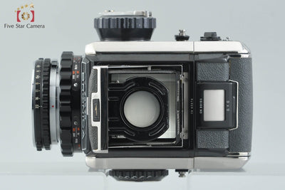 【中古】ZENZA BRONICA ゼンザブロニカ S2 前期 シルバー + NIKKOR-P 75mm f/2.8 元箱付き