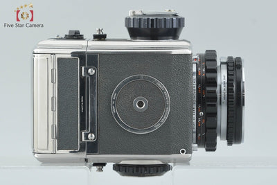 【中古】ZENZA BRONICA ゼンザブロニカ S2 前期 シルバー + NIKKOR-P 75mm f/2.8 元箱付き