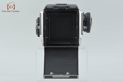 【中古】ZENZA BRONICA ゼンザブロニカ S2 前期 シルバー + NIKKOR-P 75mm f/2.8 元箱付き